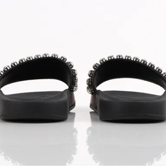 NEW Gucci Web Crystal Embellished Sandals UK 38 - Picture 7 of 8